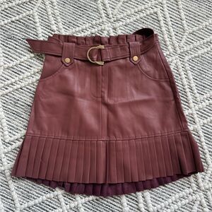 Leather Zara skirt